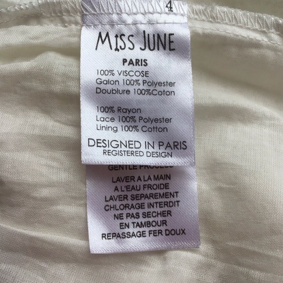 Miss June Paris Boho Smocked Waist Mini Skirt - Picture 6 of 6